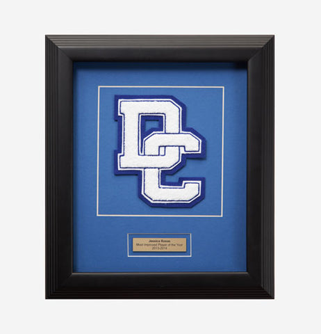 Framed Chenille Letter