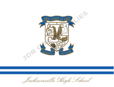Jacksonville HS Custom Announcements (Pack of 25)